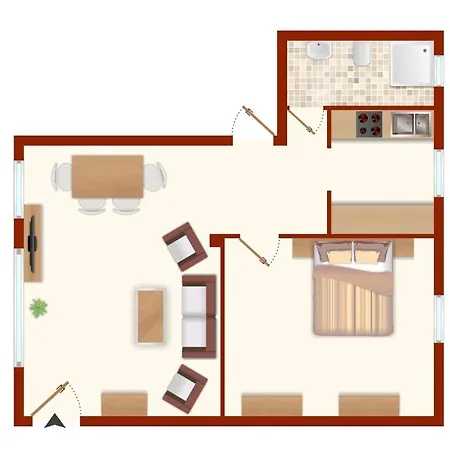 Kliffsegler Apartman Laboe